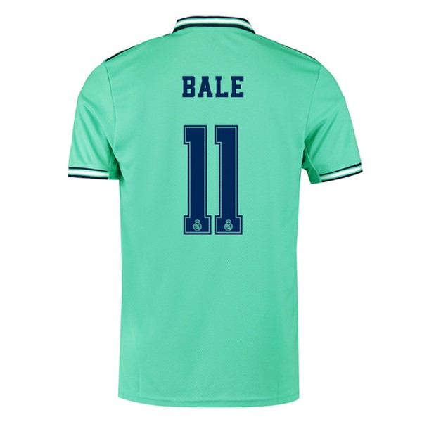 Camiseta Real Madrid NO.11 Bale Tercera equipo 2019-20 Verde